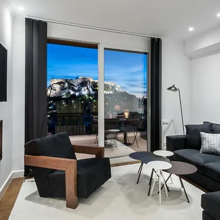 Apartment Executive 2 Bdr In Plaka - Acropolis View
